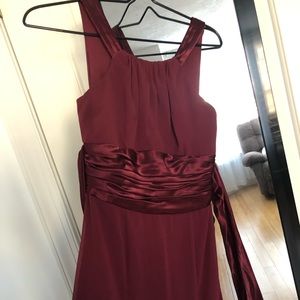 Halter chiffon dress